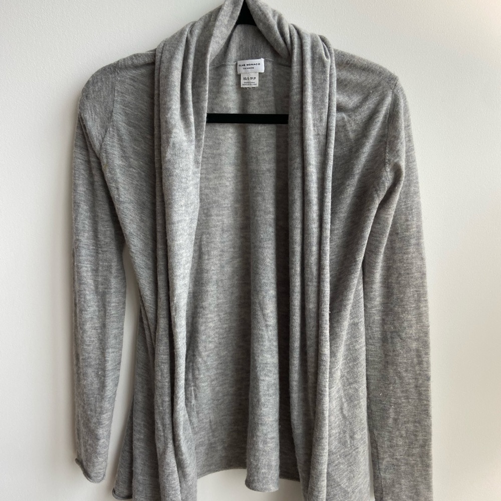 Club Monaco cashmere duster